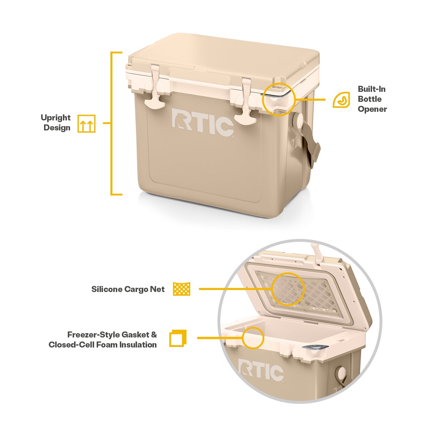 22 QT Ultra-Light Cooler